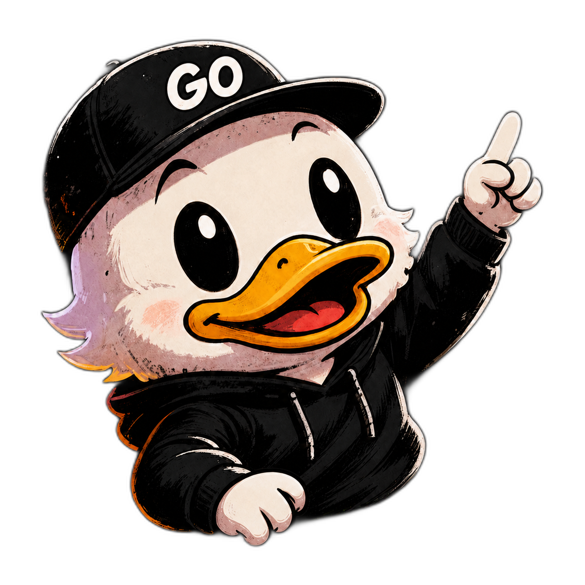 GooGoGoGo duck mascot